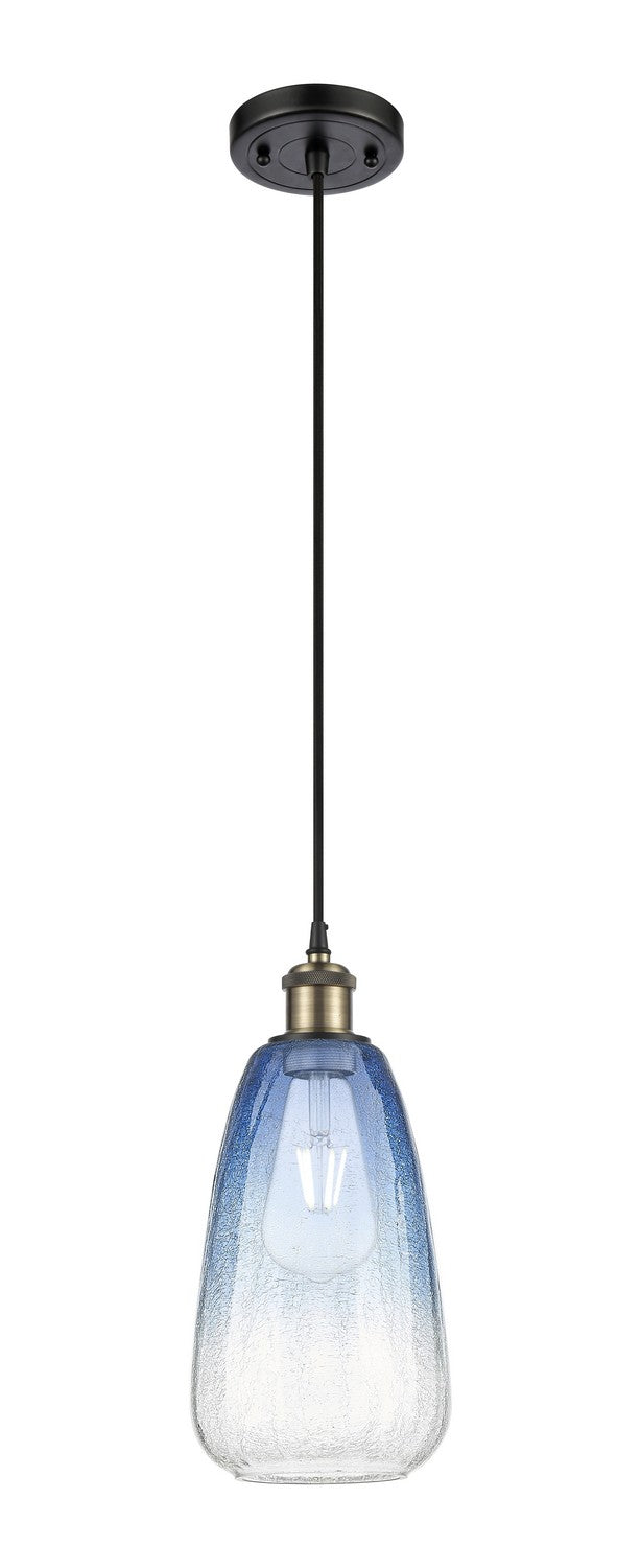 Innovations 516-1P-BAB-G480-6SB One Light Mini Pendant, Black Antique Brass