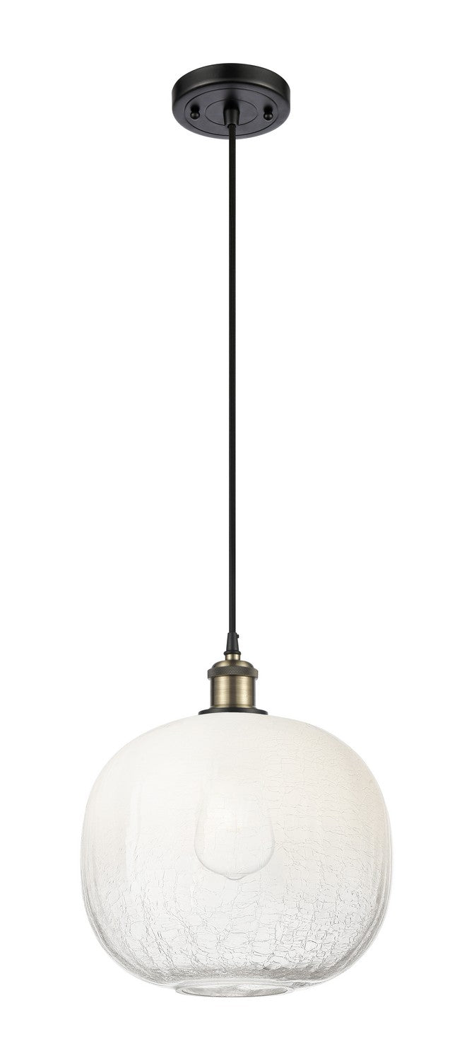 Innovations 516-1P-BAB-G481-10OP One Light Mini Pendant, Black Antique Brass