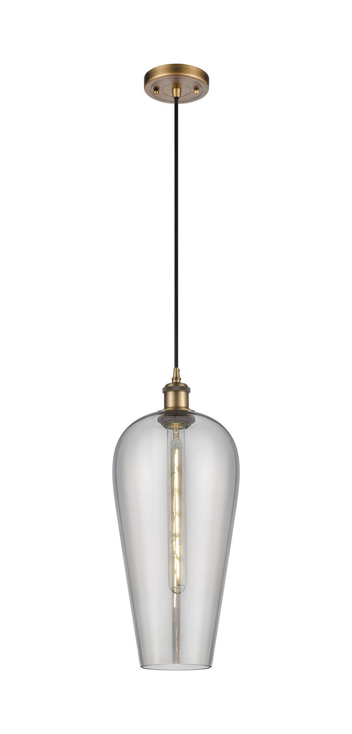 Innovations 516-1P-BB-G456-8SM One Light Mini Pendant, Brushed Brass