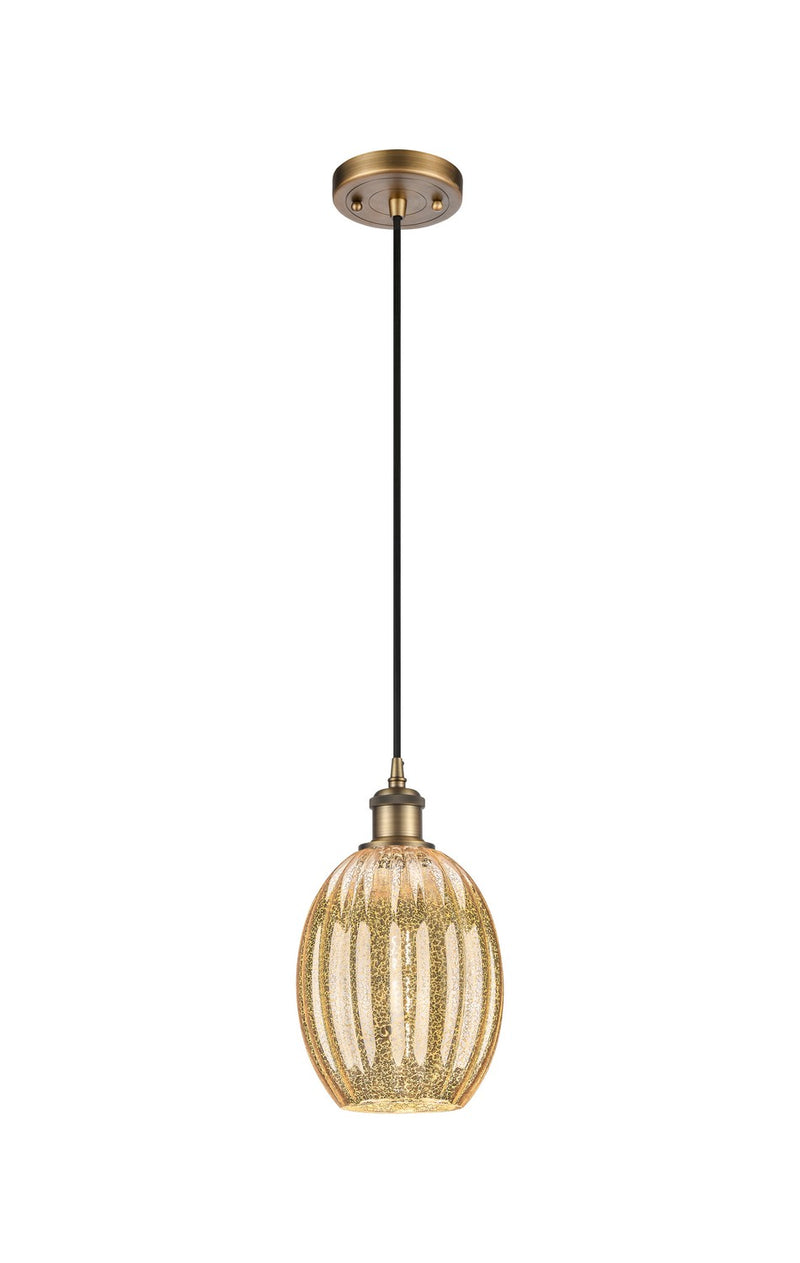 Innovations 516-1P-BB-G459-6ME One Light Mini Pendant, Brushed Brass