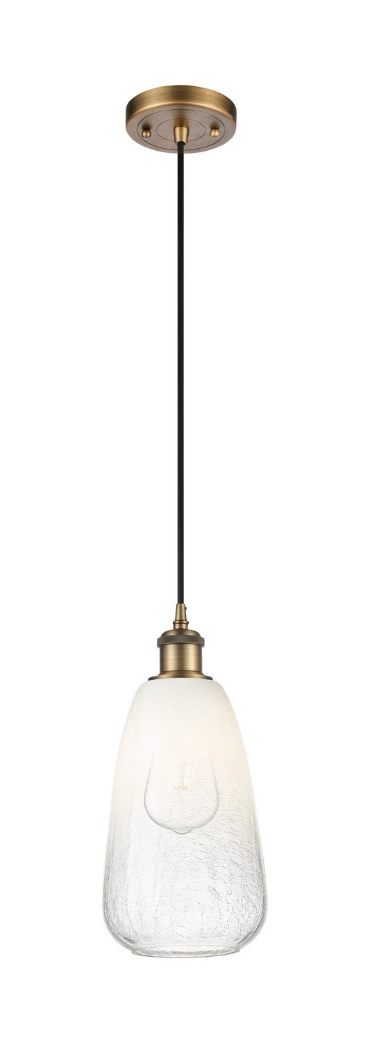 Innovations 516-1P-BB-G480-6OP One Light Mini Pendant, Brushed Brass