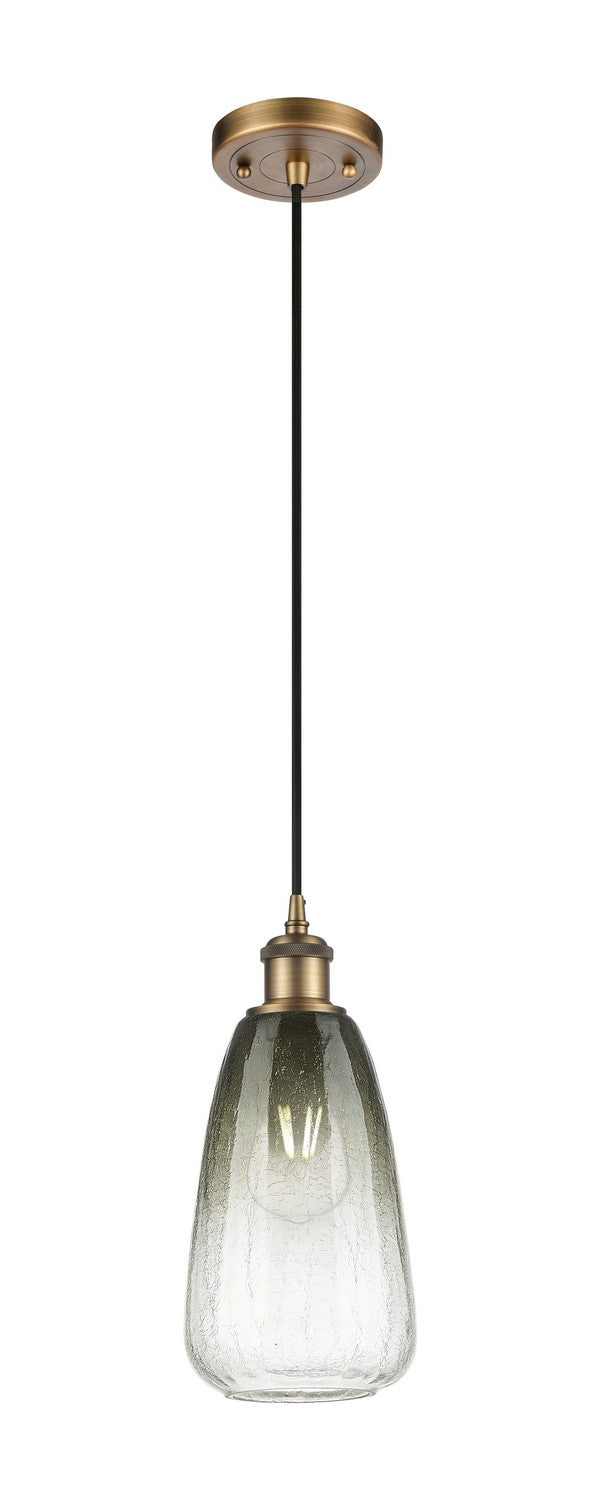 Innovations 516-1P-BB-G480-6SL One Light Mini Pendant, Brushed Brass
