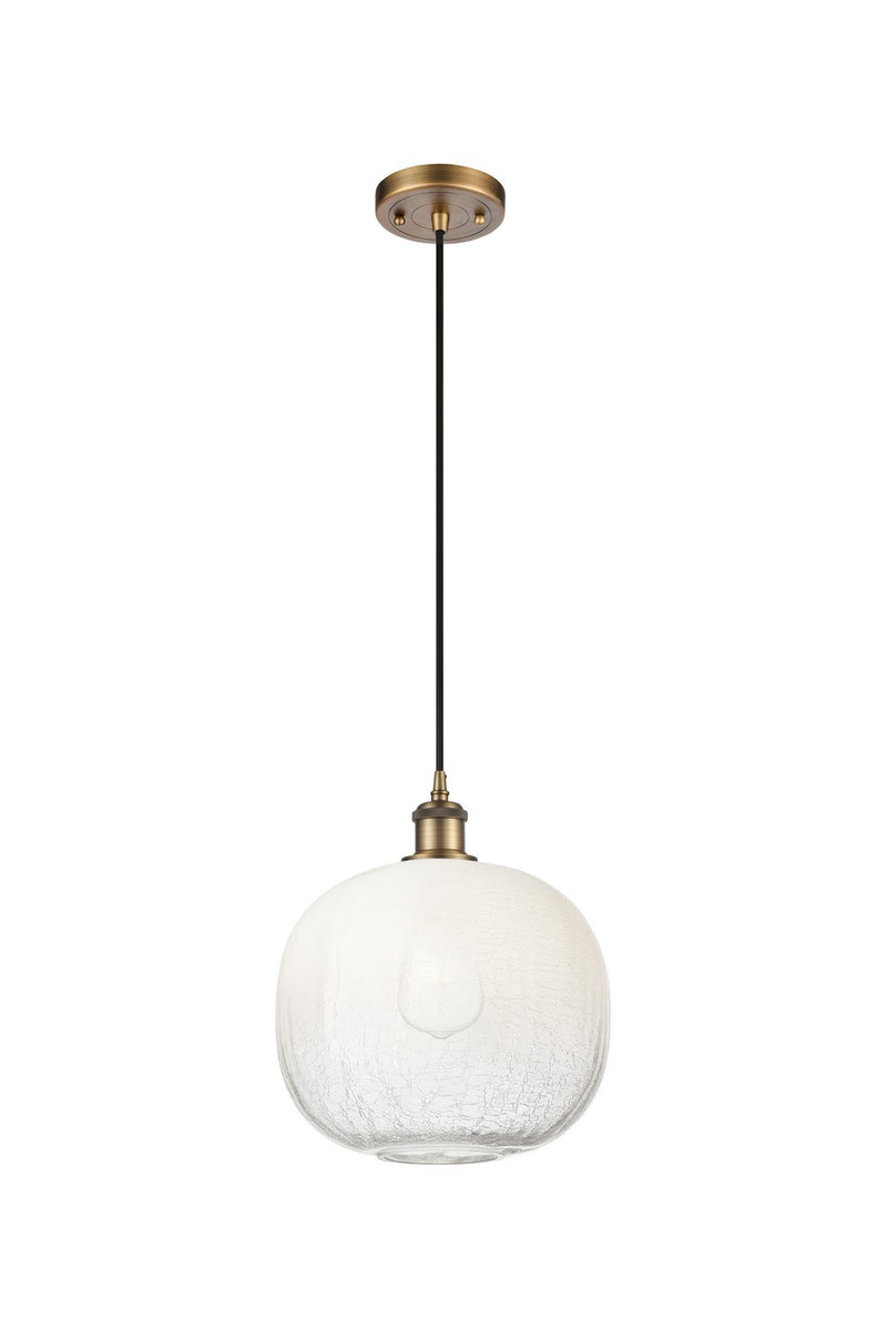 Innovations 516-1P-BB-G481-10OP One Light Mini Pendant, Brushed Brass