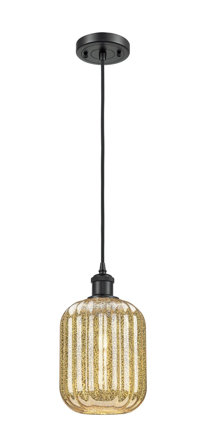 Innovations 516-1P-BK-G460-7ME One Light Mini Pendant, Matte Black