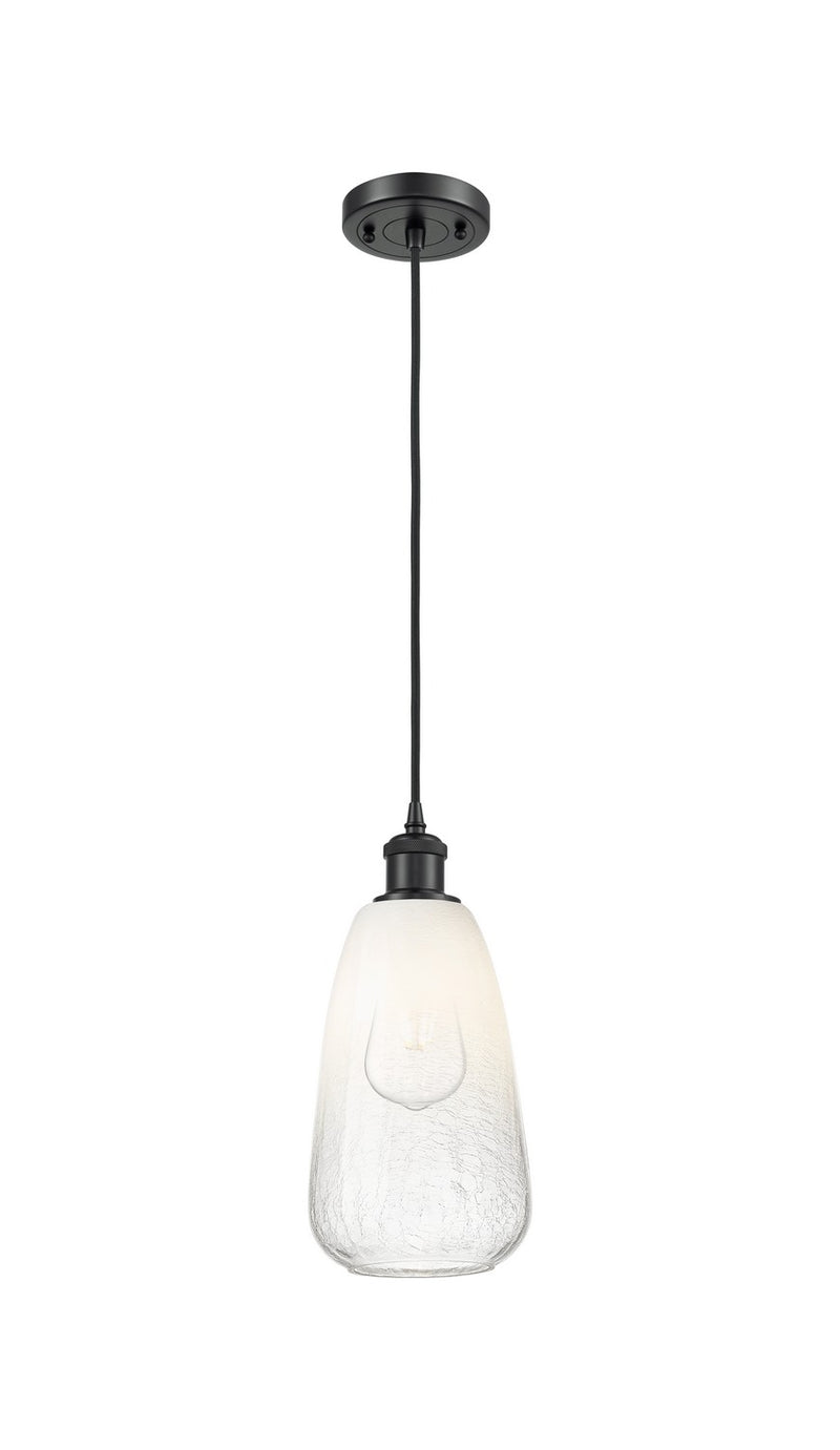 Innovations 516-1P-BK-G480-6OP One Light Mini Pendant, Matte Black