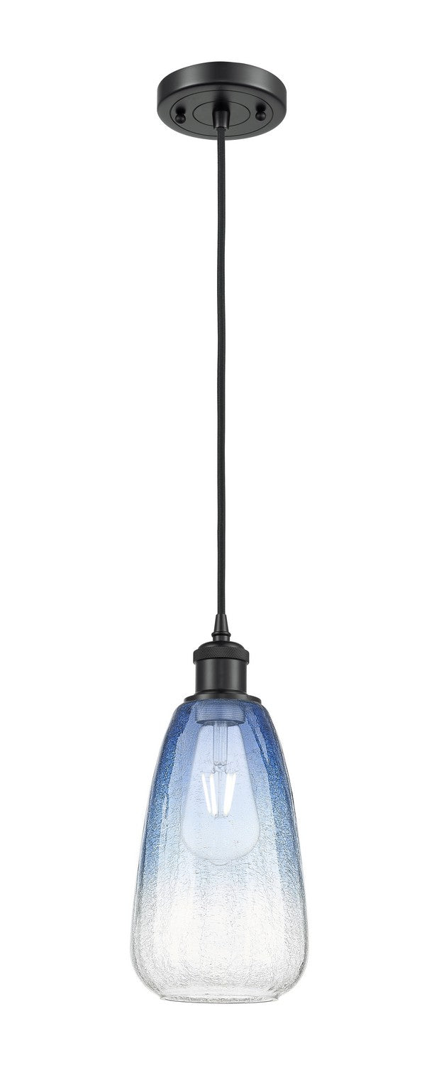 Innovations 516-1P-BK-G480-6SB One Light Mini Pendant, Matte Black