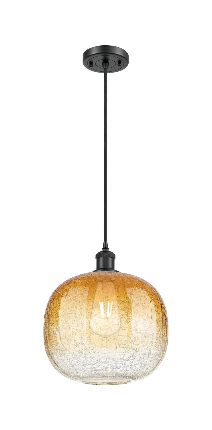 Innovations 516-1P-BK-G481-10AM One Light Mini Pendant, Matte Black