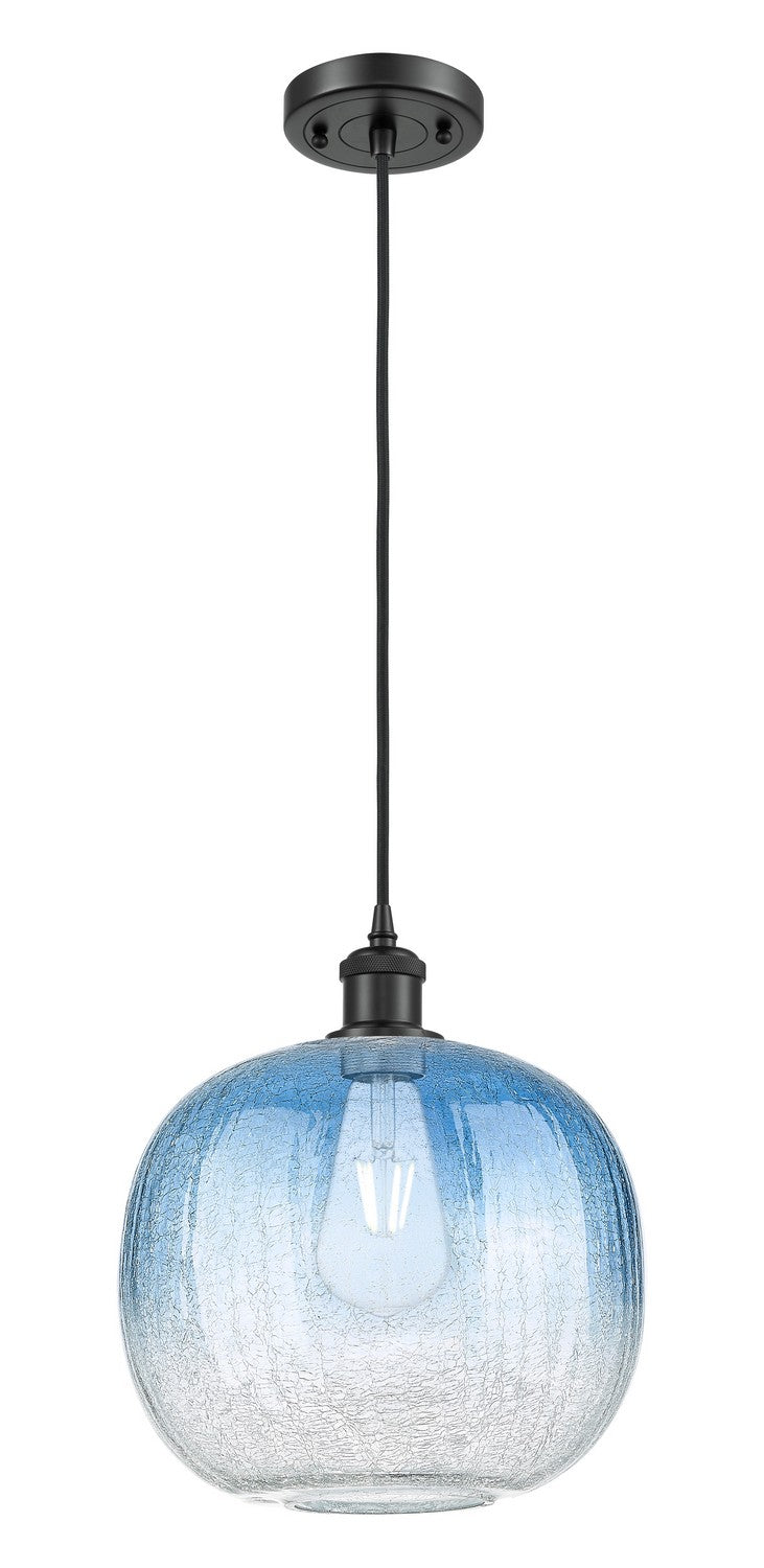 Innovations 516-1P-BK-G481-10SB One Light Mini Pendant, Matte Black