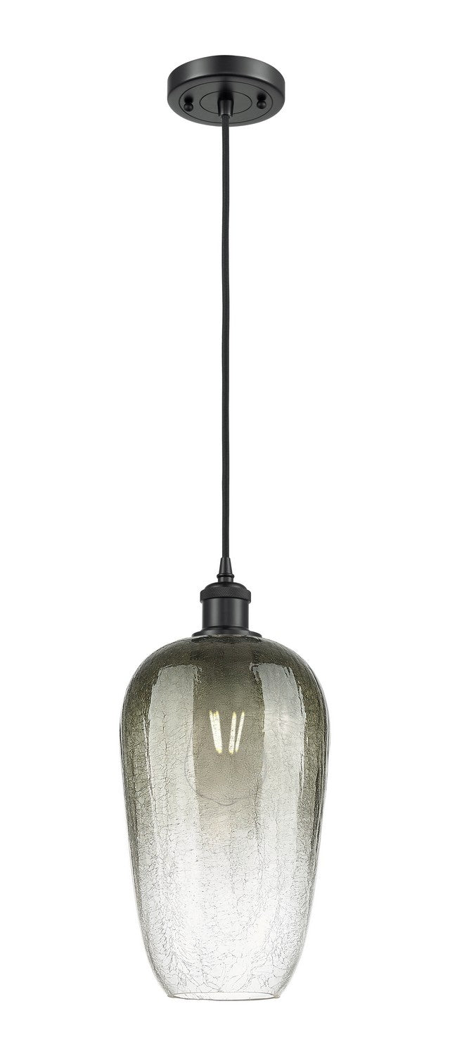 Innovations 516-1P-BK-G484-7SL One Light Mini Pendant, Matte Black