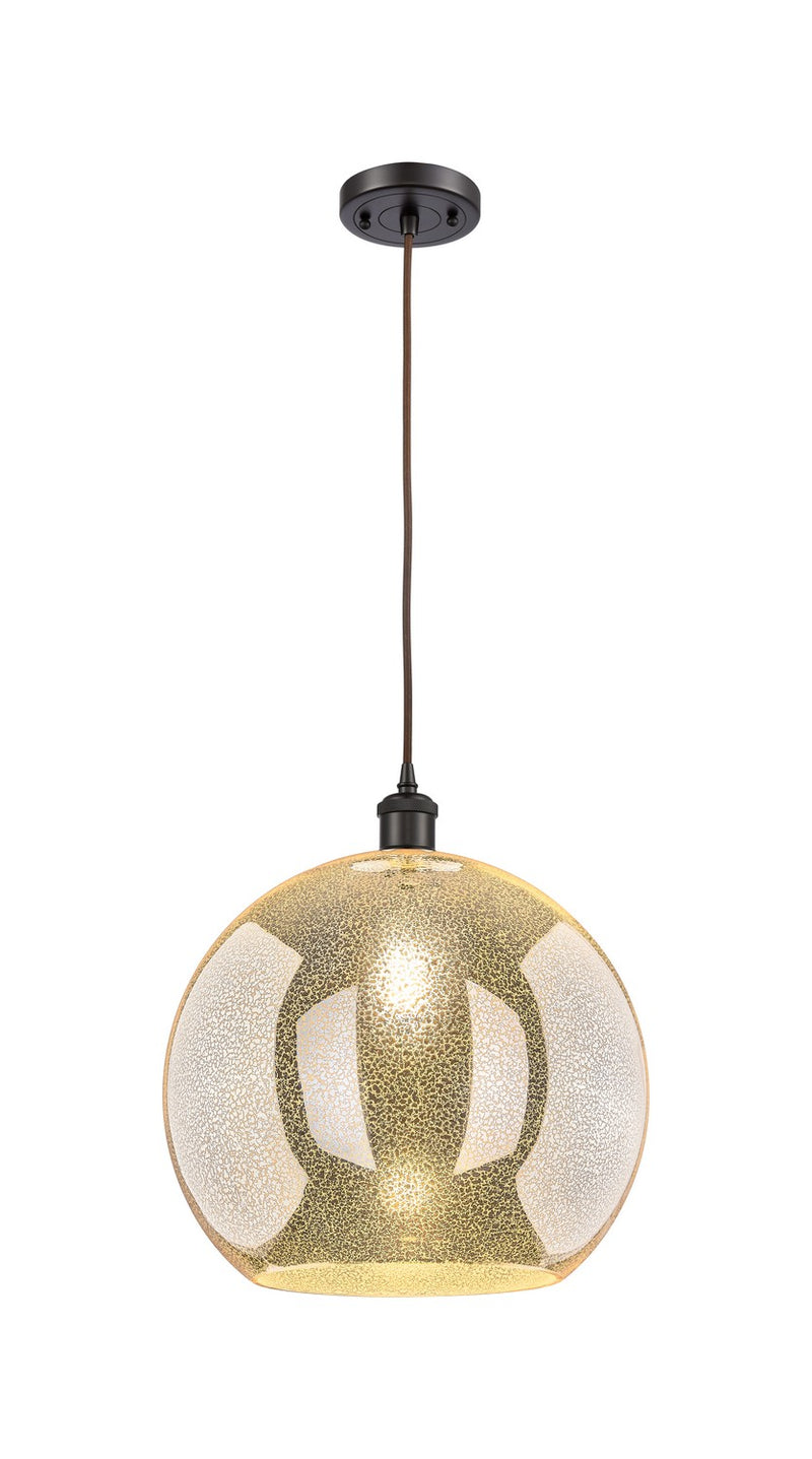 Innovations 516-1P-OB-G128-14 One Light Pendant, Oil Rubbed Bronze