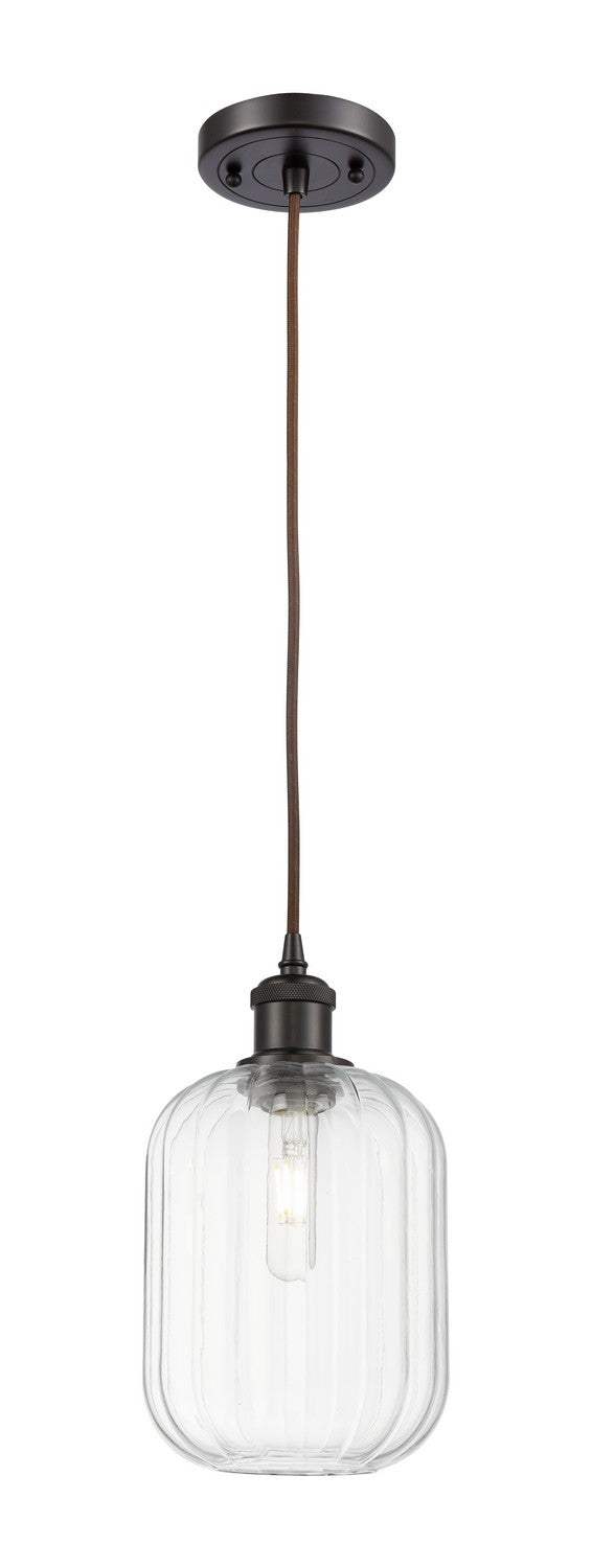 Innovations 516-1P-OB-G460-7CL One Light Mini Pendant, Oil Rubbed Bronze