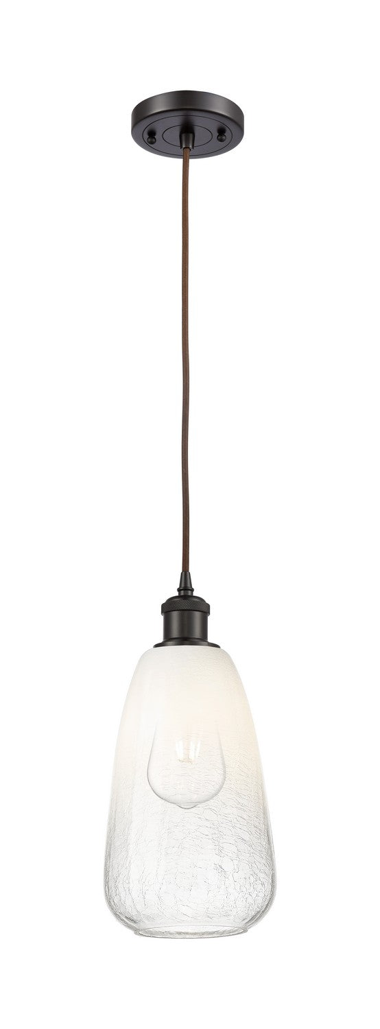 Innovations 516-1P-OB-G480-6OP One Light Mini Pendant, Oil Rubbed Bronze
