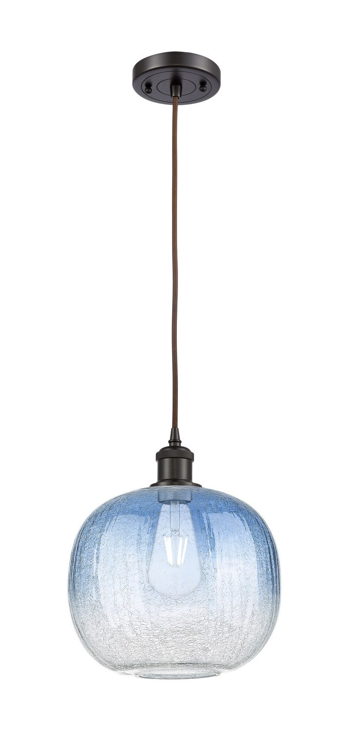 Innovations 516-1P-OB-G481-10SB One Light Mini Pendant, Oil Rubbed Bronze