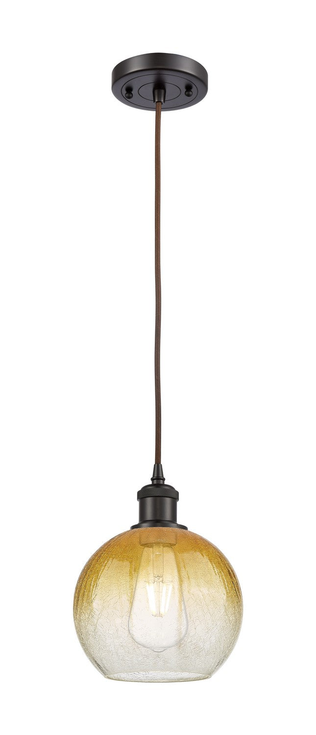 Innovations 516-1P-OB-G483-8AM One Light Mini Pendant, Oil Rubbed Bronze