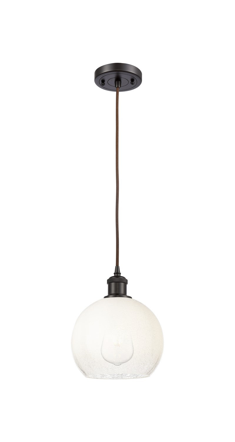 Innovations 516-1P-OB-G483-8OP One Light Mini Pendant, Oil Rubbed Bronze