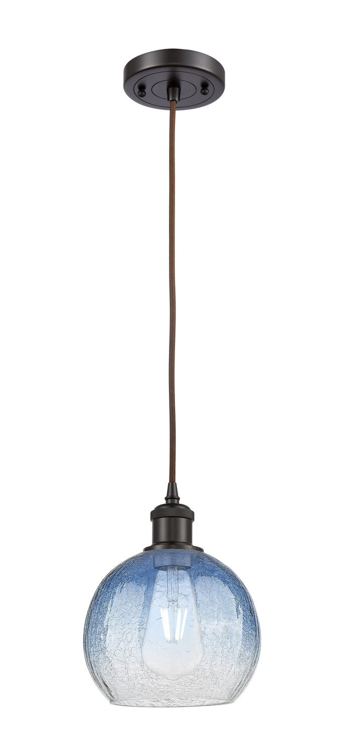 Innovations 516-1P-OB-G483-8SB One Light Mini Pendant, Oil Rubbed Bronze