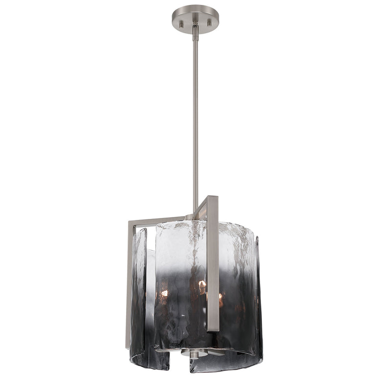 Golden 3164-3P PW-SWG Three Light Pendant, Pewter
