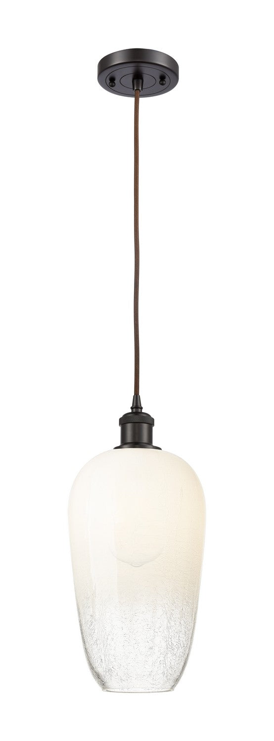 Innovations 516-1P-OB-G484-7OP One Light Mini Pendant, Oil Rubbed Bronze