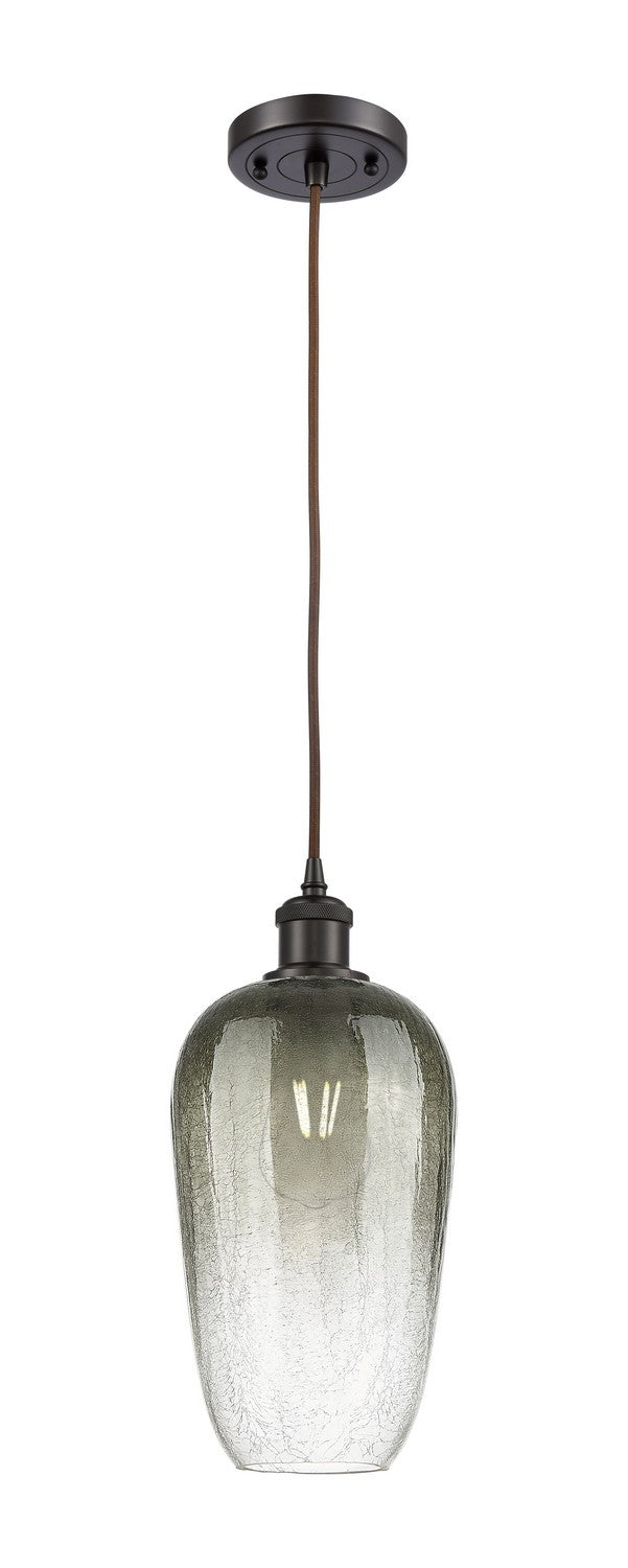 Innovations 516-1P-OB-G484-7SL One Light Mini Pendant, Oil Rubbed Bronze