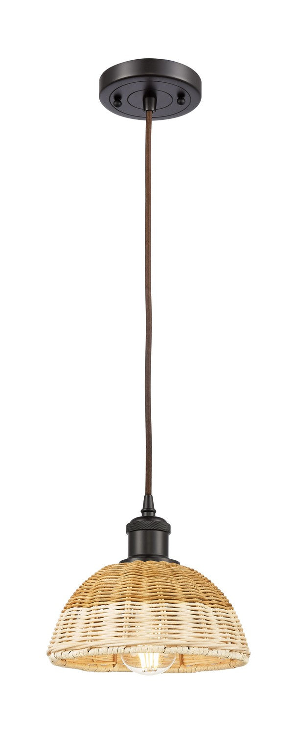 Innovations 516-1P-OB-NBD2-75-NAT One Light Mini Pendant, Oil Rubbed Bronze