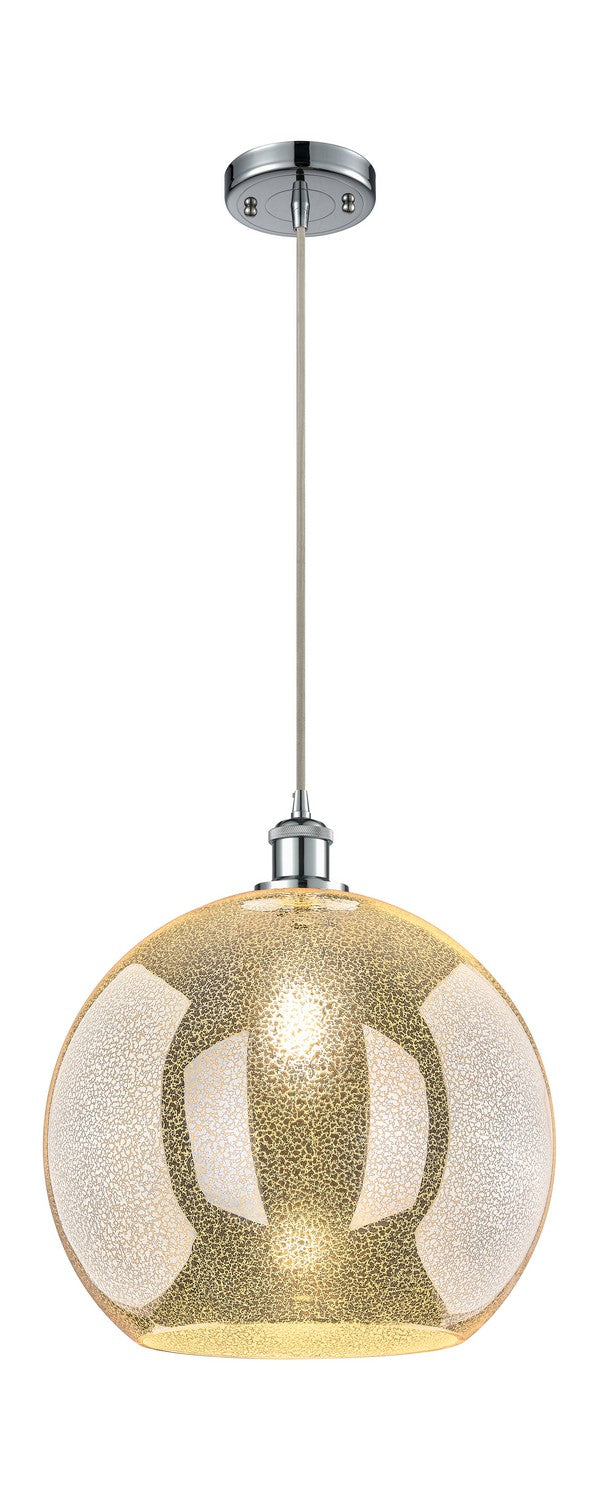 Innovations 516-1P-PC-G128-14 One Light Pendant, Polished Chrome