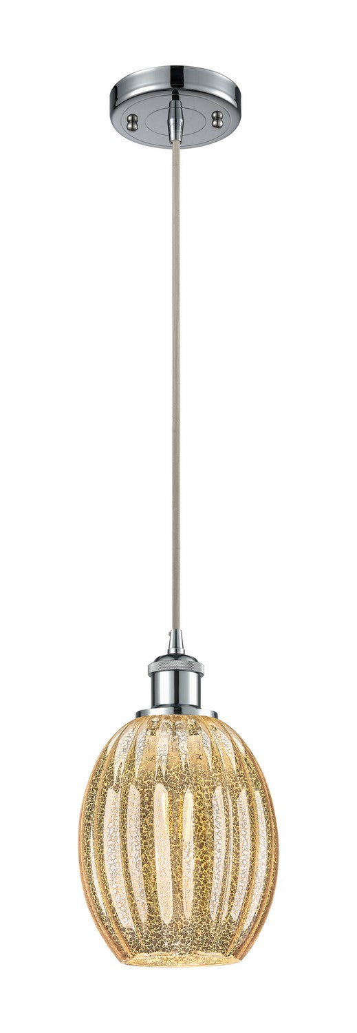 Innovations 516-1P-PC-G459-6ME One Light Mini Pendant, Polished Chrome