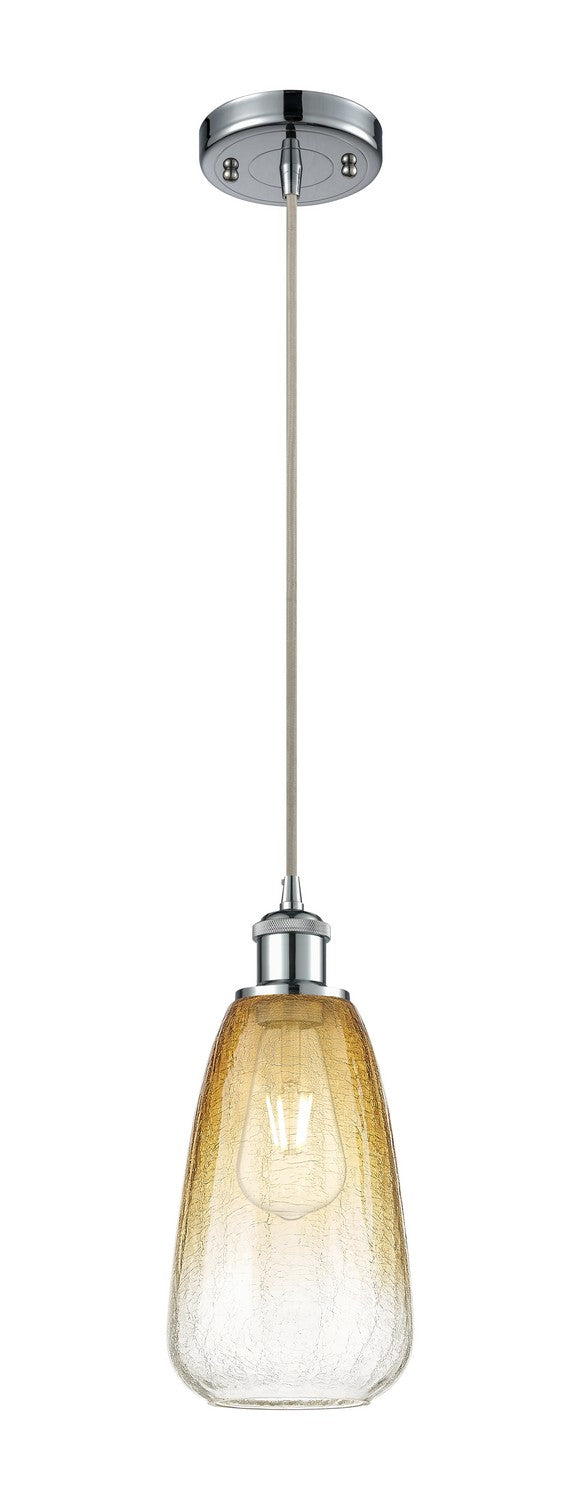 Innovations 516-1P-PC-G480-6AM One Light Mini Pendant, Polished Chrome