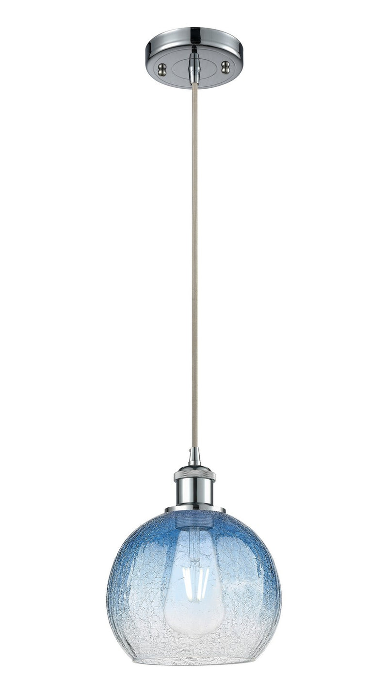 Innovations 516-1P-PC-G483-8SB One Light Mini Pendant, Polished Chrome