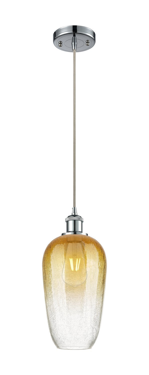 Innovations 516-1P-PC-G484-7AM One Light Mini Pendant, Polished Chrome