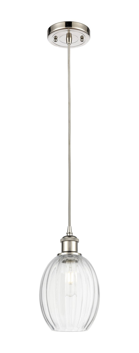 Innovations 516-1P-PN-G459-6CL One Light Mini Pendant, Polished Nickel