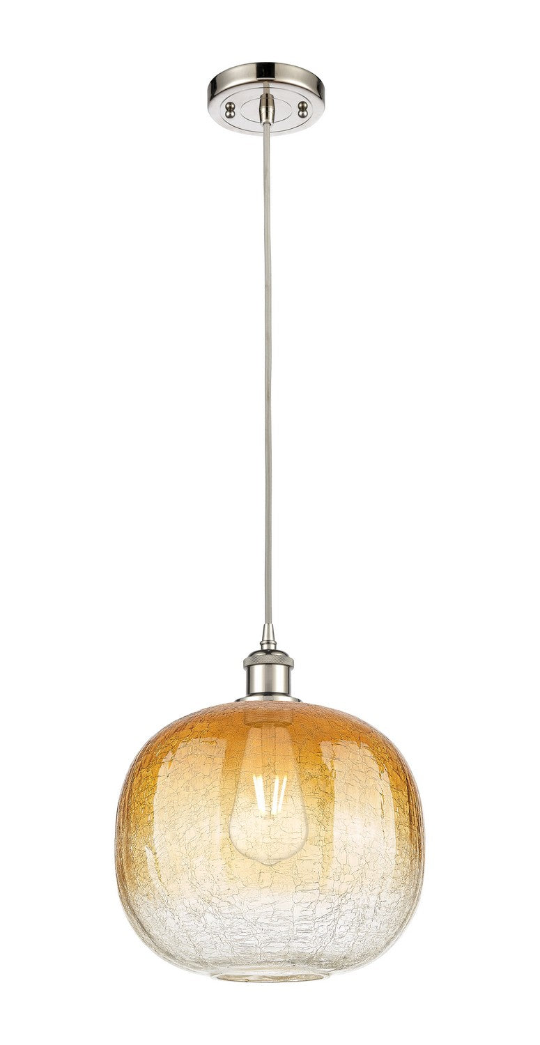 Innovations 516-1P-PN-G481-10AM One Light Mini Pendant, Polished Nickel