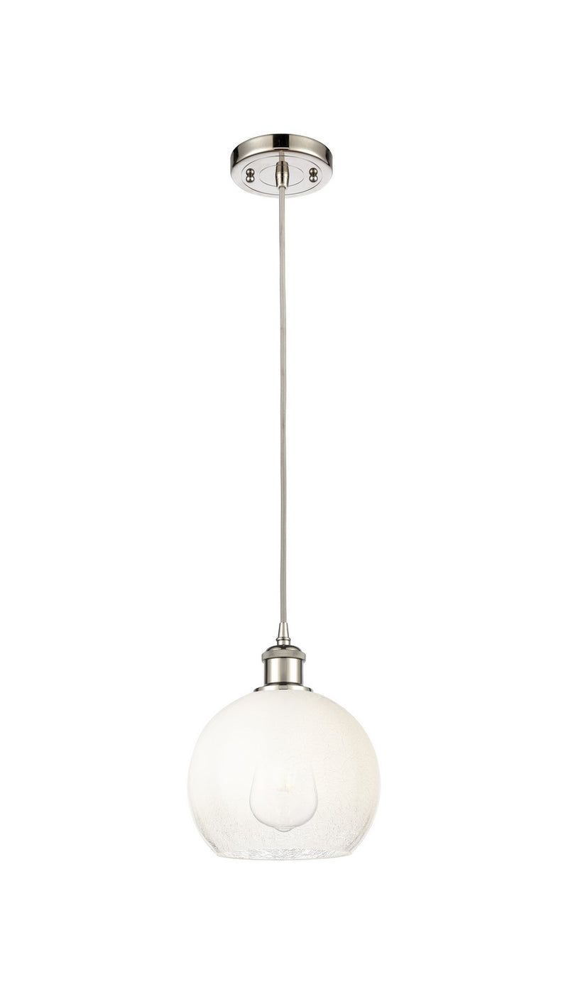 Innovations 516-1P-PN-G483-8OP One Light Mini Pendant, Polished Nickel