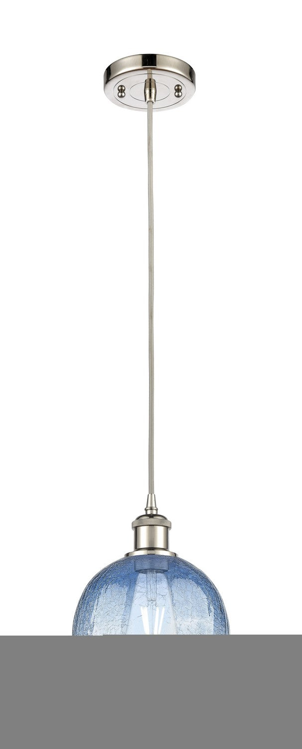 Innovations 516-1P-PN-G483-8SB One Light Mini Pendant, Polished Nickel