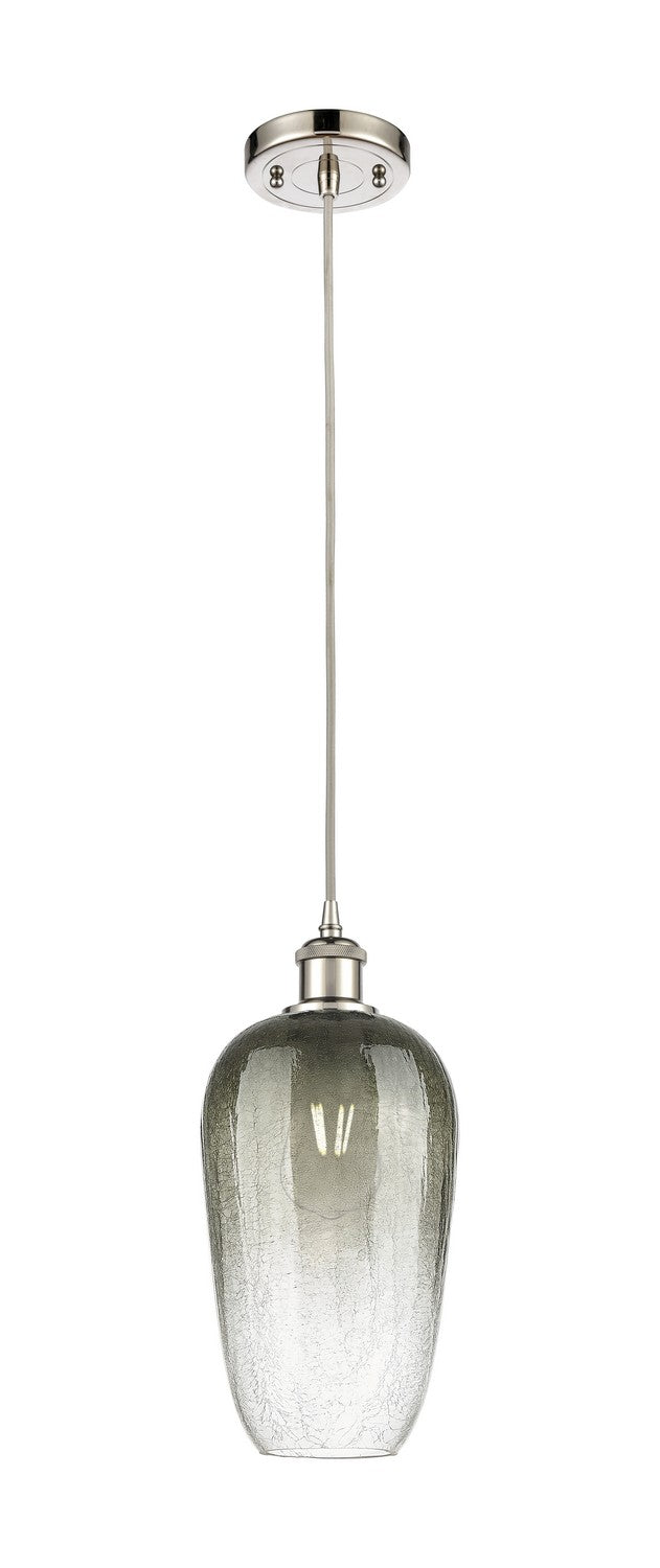 Innovations 516-1P-PN-G484-7SL One Light Mini Pendant, Polished Nickel