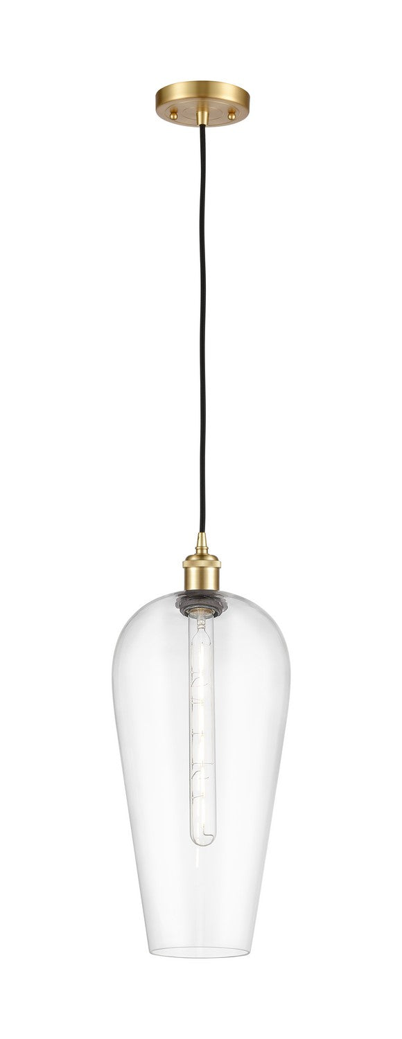 Innovations 516-1P-SG-G456-8CL One Light Mini Pendant, Satin Gold