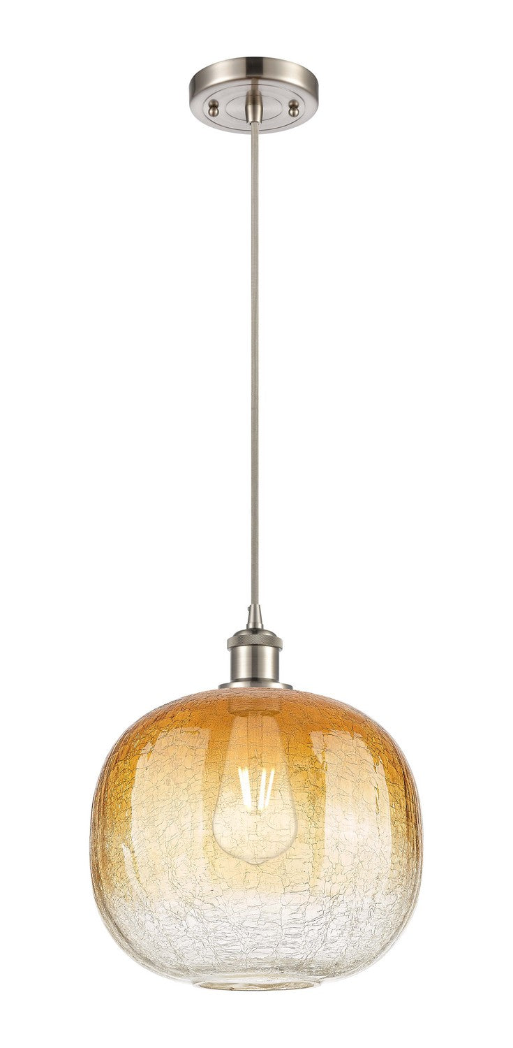 Innovations 516-1P-SN-G481-10AM One Light Mini Pendant, Brushed Satin Nickel