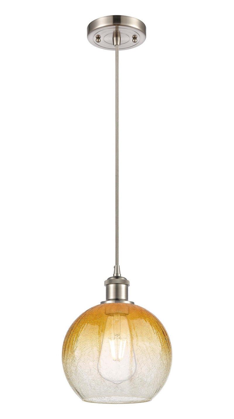 Innovations 516-1P-SN-G483-8AM One Light Mini Pendant, Brushed Satin Nickel