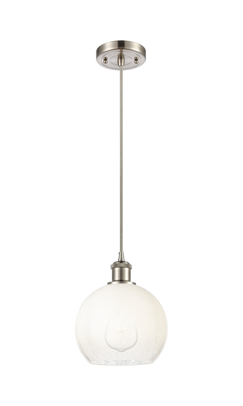 Innovations 516-1P-SN-G483-8OP One Light Mini Pendant, Brushed Satin Nickel