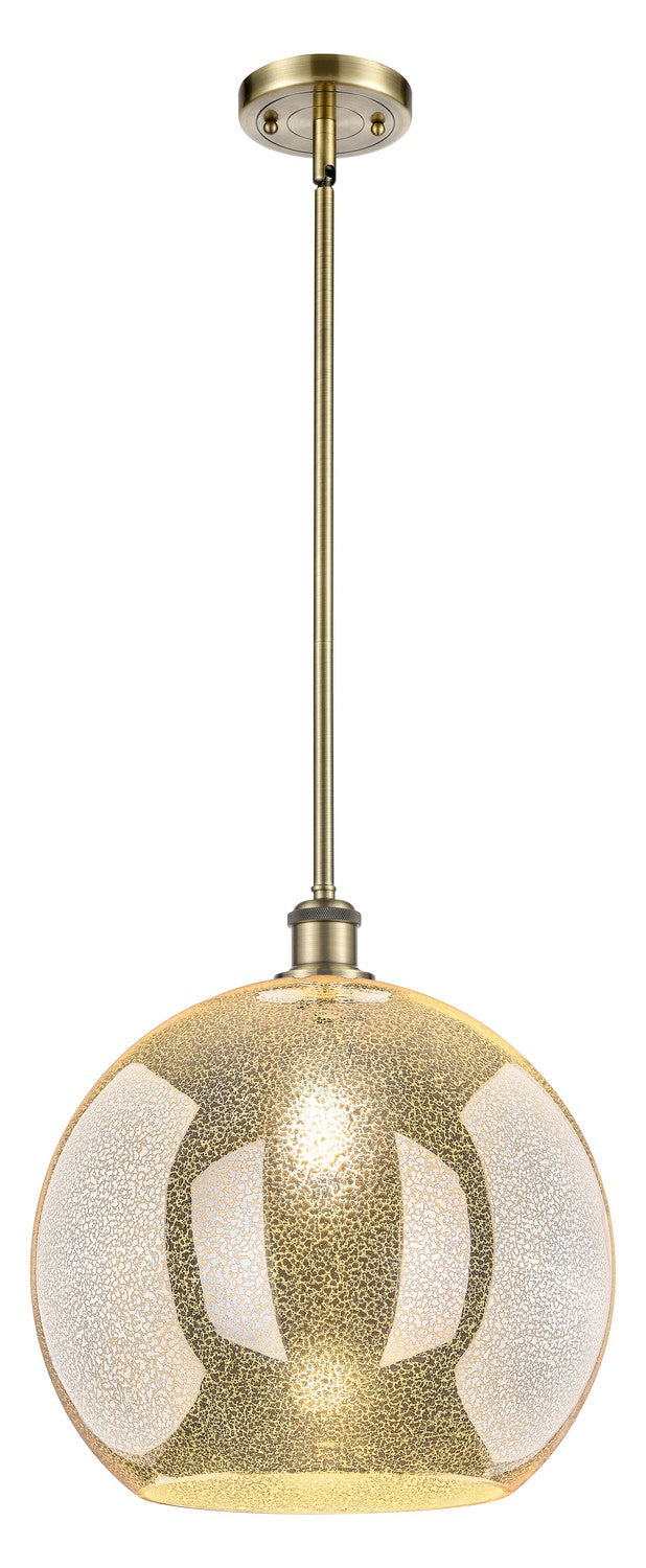Innovations 516-1S-AB-G128-14 One Light Pendant, Antique Brass