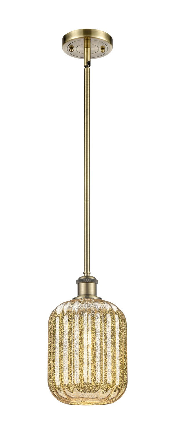 Innovations 516-1S-AB-G460-7ME One Light Mini Pendant, Antique Brass