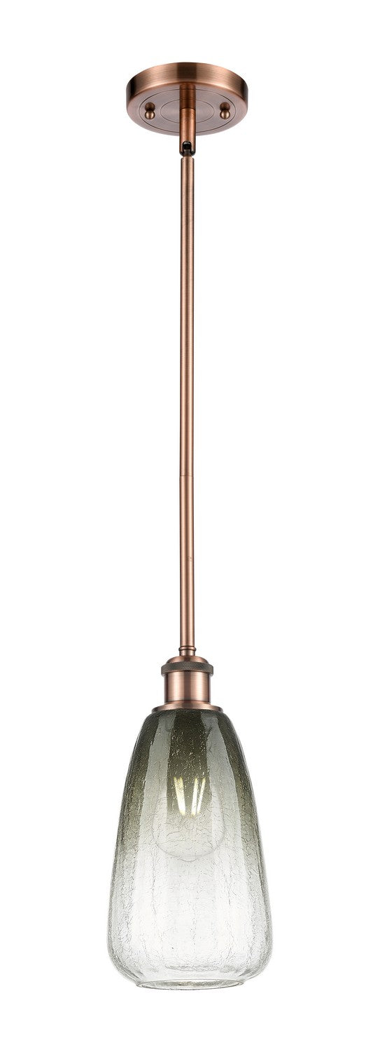 Innovations 516-1S-AC-G480-6SL One Light Mini Pendant, Antique Copper