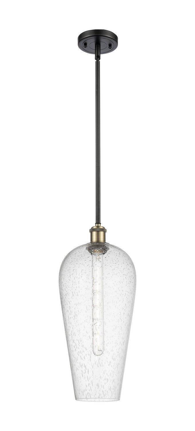 Innovations 516-1S-BAB-G456-8SDY One Light Mini Pendant, Black Antique Brass
