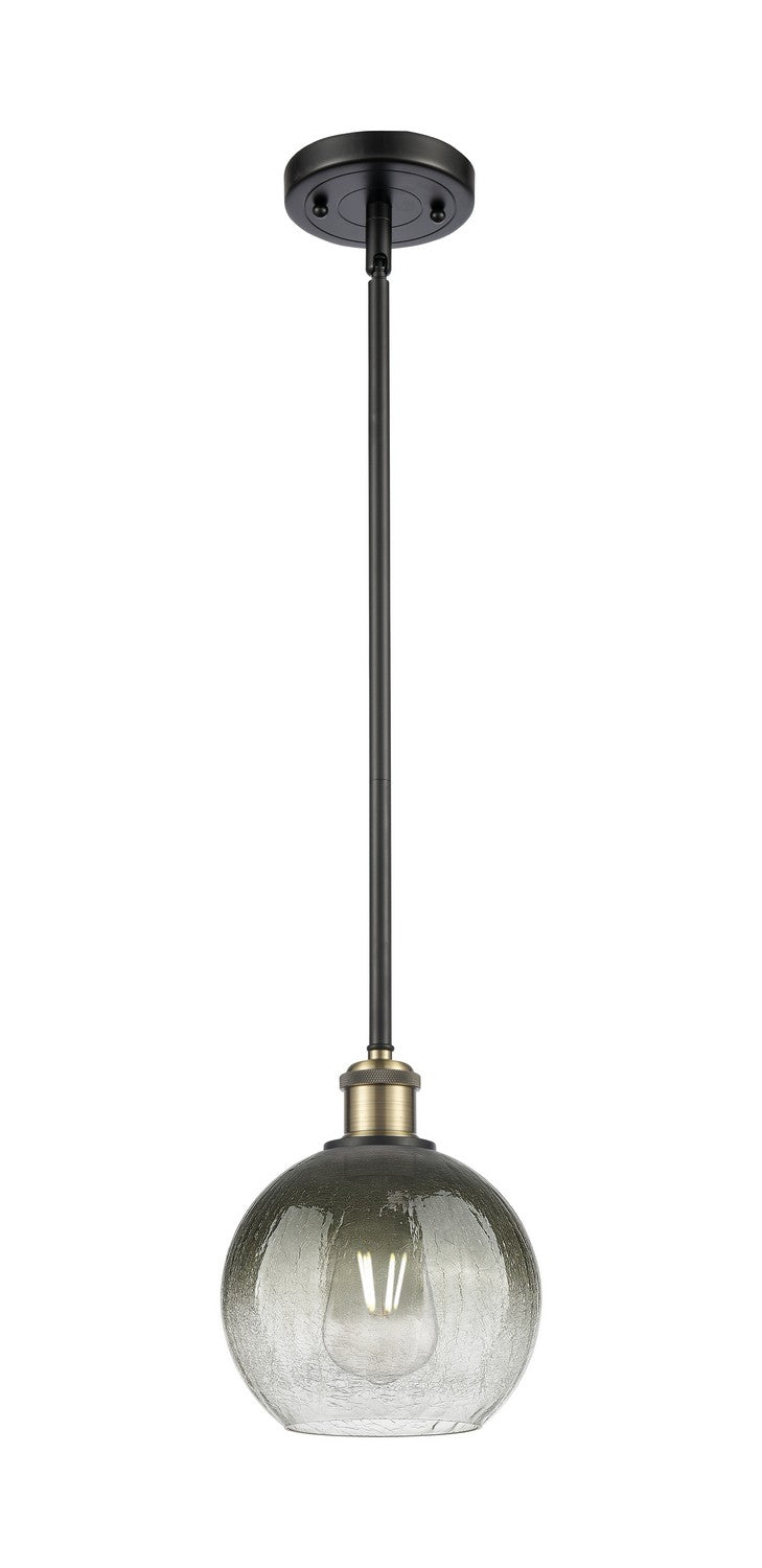 Innovations 516-1S-BAB-G483-8SL One Light Mini Pendant, Black Antique Brass
