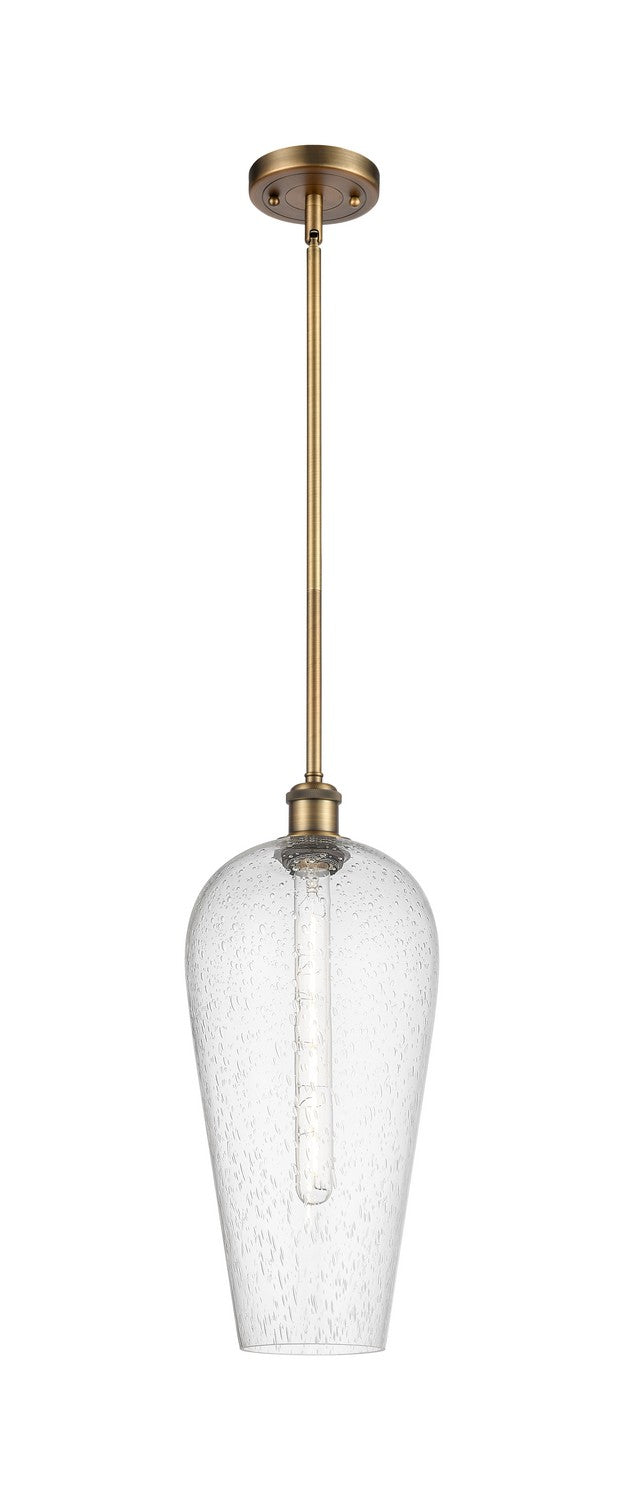 Innovations 516-1S-BB-G456-8SDY One Light Mini Pendant, Brushed Brass