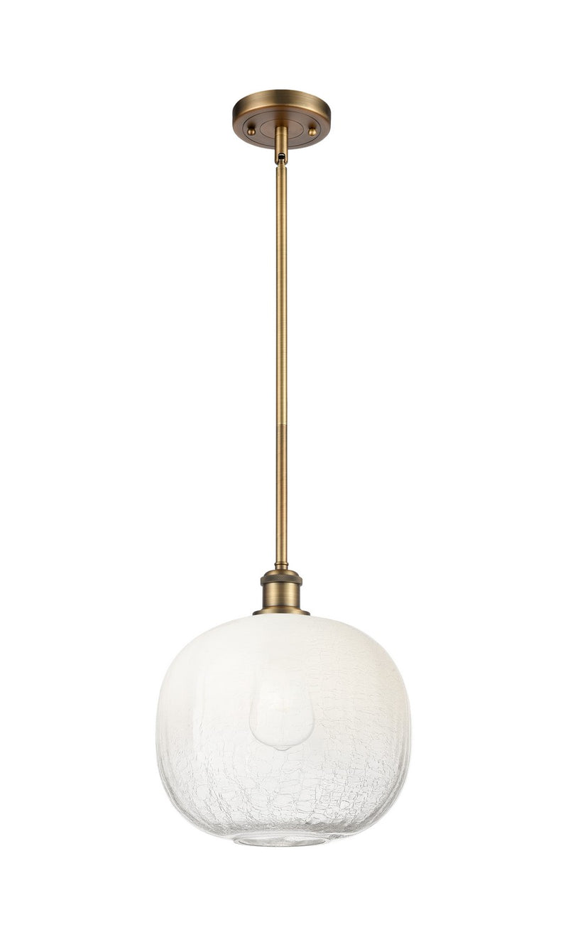 Innovations 516-1S-BB-G481-10OP One Light Mini Pendant, Brushed Brass