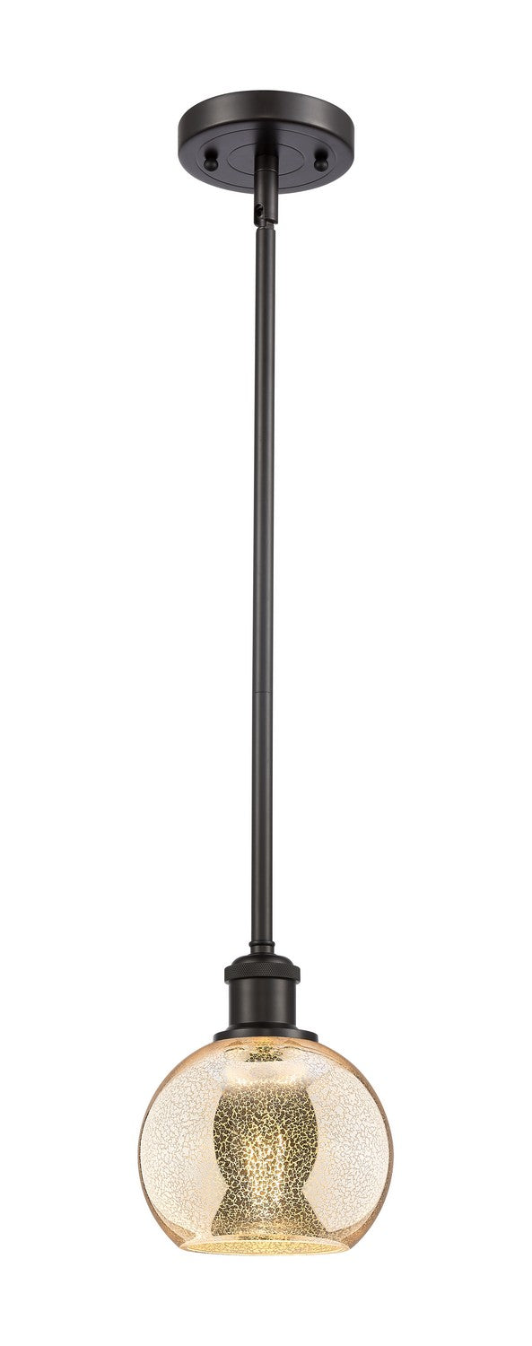 Innovations 516-1S-OB-G128-6 One Light Mini Pendant, Oil Rubbed Bronze