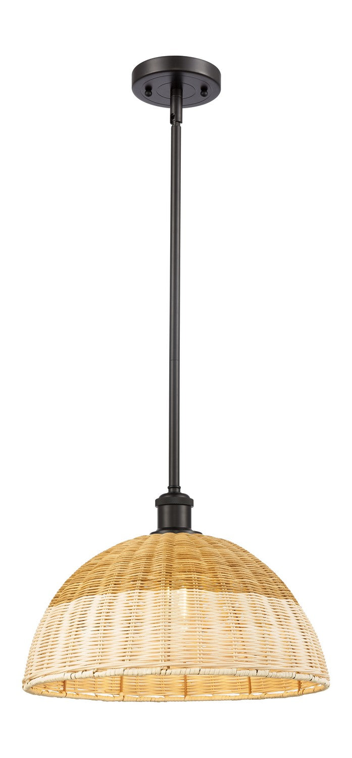 Innovations 516-1S-OB-NBD2-16-NAT One Light Mini Pendant, Oil Rubbed Bronze