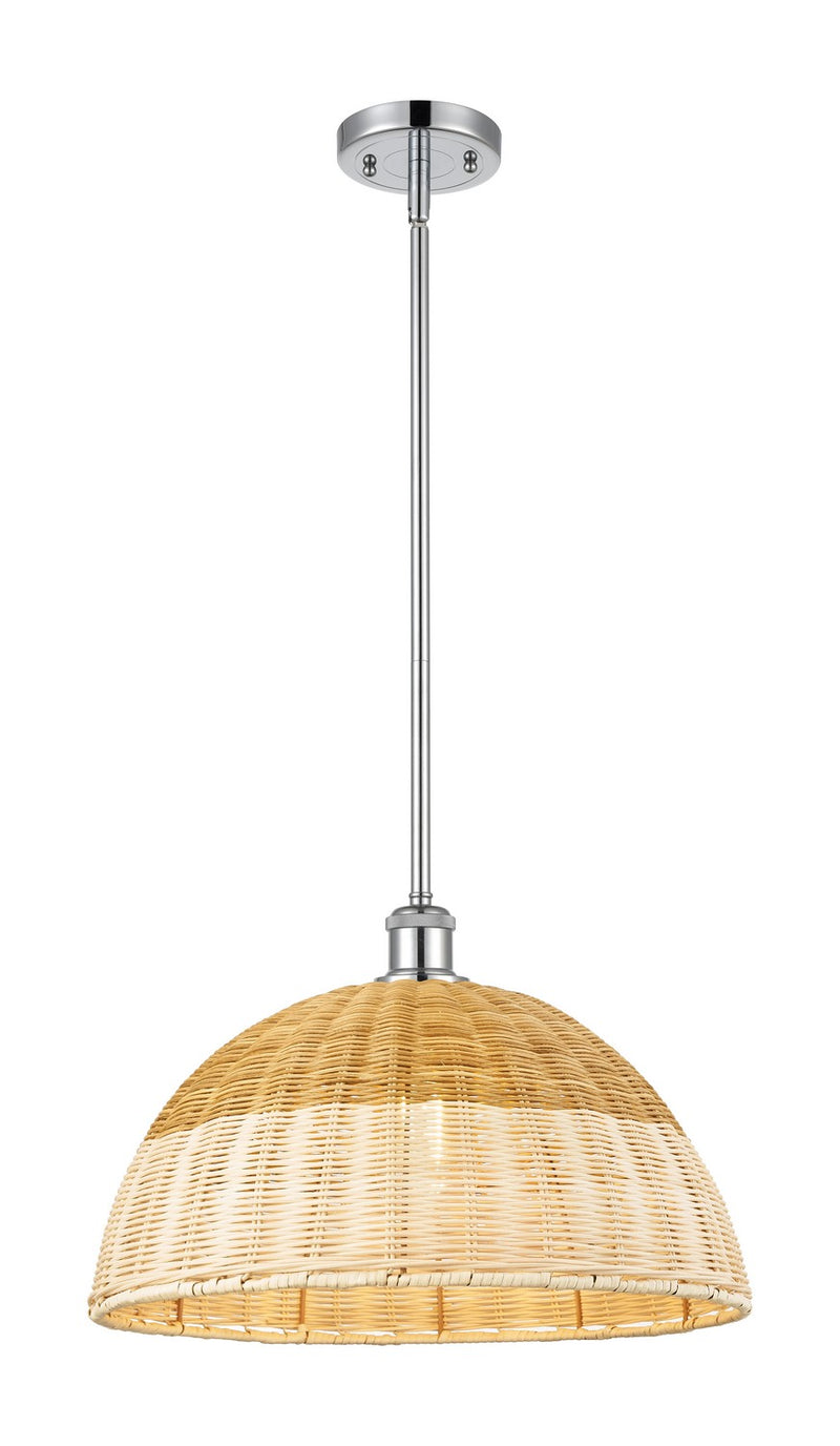 Innovations 516-1S-PC-NBD2-16-NAT One Light Mini Pendant, Polished Chrome