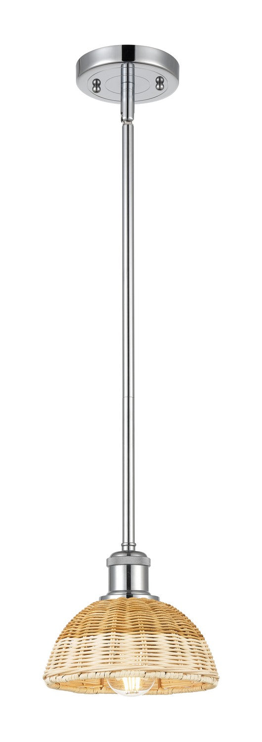 Innovations 516-1S-PC-NBD2-75-NAT One Light Mini Pendant, Polished Chrome