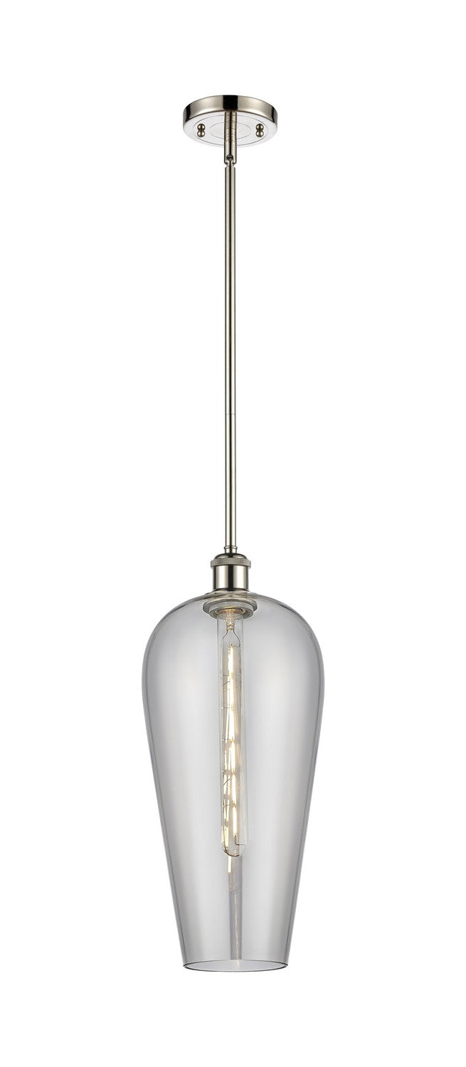 Innovations 516-1S-PN-G456-8SM One Light Mini Pendant, Polished Nickel